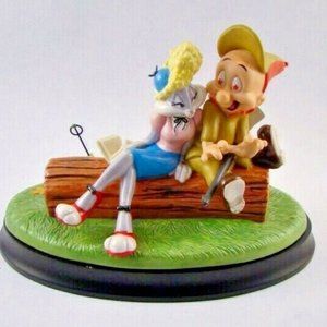Goebel Looney Tunes Buggs Bunny & Elmer Fudd "Isn't she wovewe" LE COA Boxed